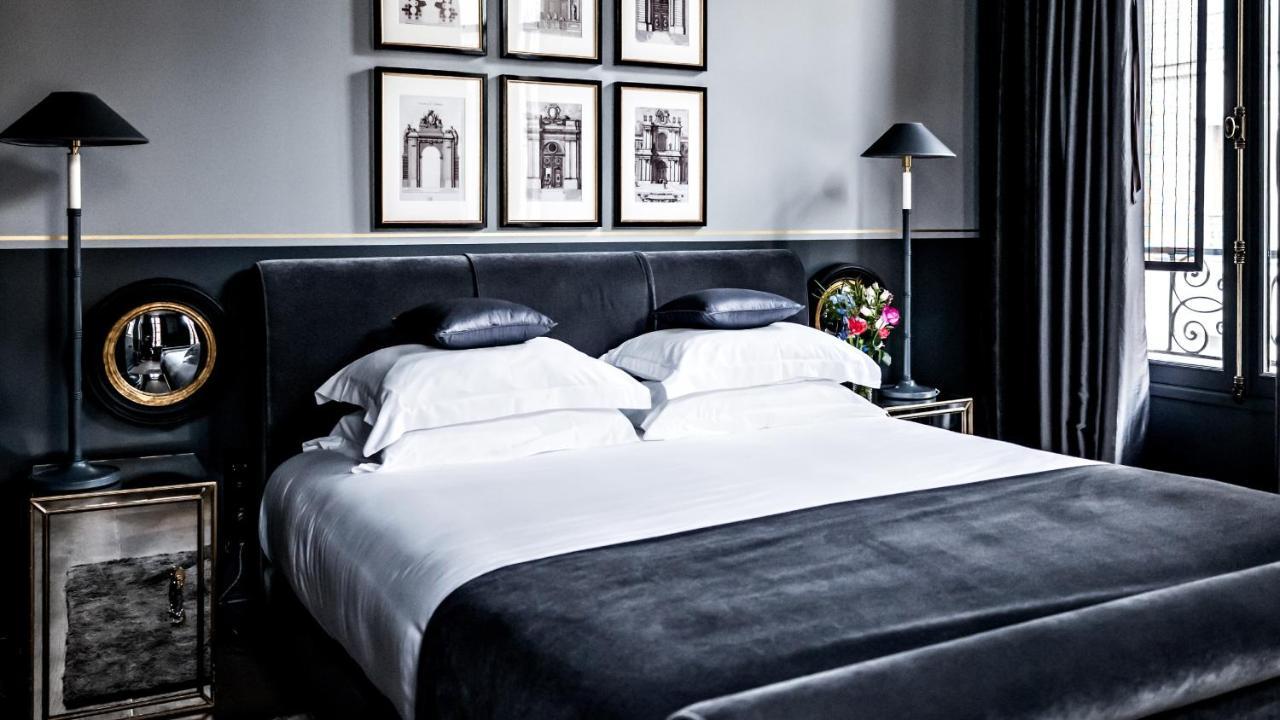 Monsieur George Hotel & Spa - Champs-Elysees Paris Exterior foto A bedroom at the hotel
